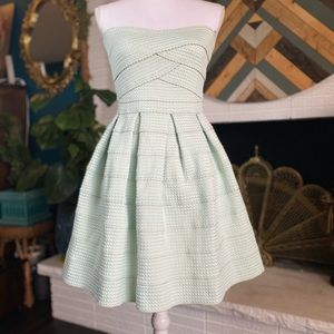 Vintage Styled Strapless Dress Size L